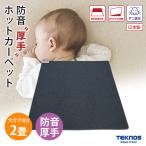 TEKNOS TWB-2500J 防音厚手ホットカーペット 2畳用 ダニ退治 暖房面積切替 6時間オフタイマー付