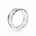 Yahoo! Yahoo!ショッピング(ヤフー ショッピング)ブルガリ BVLGARI ビーゼロワン 3バンド Sサイズ K18WG 750 #49 8.5号 ホワイトゴールド レディース リング 指輪 新品仕上げ済【中古】