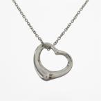 ティファニー TIFFANY&amp;Co. エルサ・ペレッティ オープンハート SV925 シルバー レディース ペンダント ネックレス 洗浄済美品【中古】