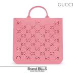 未使用品 GUCCI KIDS グッチ キッズ チルドレンズ GG トートバッグ 679365 ラバー ピンク パンチング