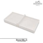  прекрасный товар HERMES Hermes vi do*po Sure Lien n бардачок аксессуары tray ala Buster камень . оттенок белого прямоугольный 