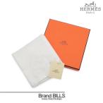 未使用品 HERMES エルメス マルソー ハンカチ エブリン パンチング Hロゴ コットン ホワイト 001845G