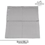  не использовался товар HERMES Hermes pocket square 45 носовой платок шарф fasone* gran H H056318T шелк смазка жемчуг серый 