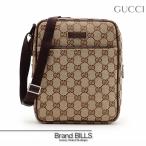ショッピングＧＧキャンバス 未使用品 GUCCI グッチ ショルダーバッグ ユニセックス GGキャンバス ロゴプレート ベージュ ブラウン 03136