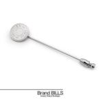 ショッピングHERMES 美品 HERMES エルメス セリエ ピン ブローチ アクセサリー  625501DB 04 メタル シルバー ユニセックス