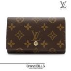 未使用品 LOUIS VUITTON ルイヴィトン ポルトモネ・ビエ・トレゾール 折り財布 M61730 モノグラム ブラウン 旧型