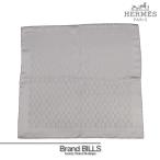  не использовался товар HERMES Hermes Calle 45 маленький Calle шарф pocket square gavu Rossi . gran H Jaguar doH шелк смазка жемчуг 