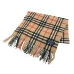 Burberry London バーバリーロンドン マフラー カシミヤ ブラウン ユニセックス 【中古】