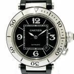 【箱付き】 CARTIER カルティエ W31077U2 パシャシータイマー SS×ラバー デイト  ...