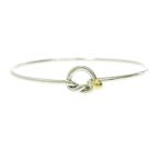 TIFFANY&Co. ティファニー シルバー ゴールド ラブノット バングル 6.8g 925/750刻印 404757 バングル