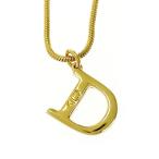 【箱付き】 Christian Dior クリスチャンディオール GP Dロゴ ネックレス ゴールド 423817 ネックレス