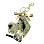 GUCCI グッチ GGプラス PVC グッチョリ グレートデン キーホルダー ベージュ 466701 キーホルダー