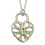 【保存袋付き】 TIFFANY&amp;Co. ティファニー シルバー フィリグリーハート ネックレス 2.5g 925刻印 531223 ネックレス