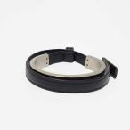 LOEWE ロエベ GP レザー ストラップ ヘビーゲージ レディース ブラック 69137 ブレスレット