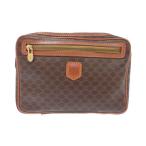 Yahoo! Yahoo!ショッピング(ヤフー ショッピング)CELINE セリーヌ ヴィンテージ マカダム柄 クラッチ  ブラウン 73828 セカンドバッグ