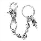 クロムハーツ CHROME HEARTS CLIP NO2 BALL 3D #2 クロスボール キーチェーン キー チェーン シルバー 【中古】