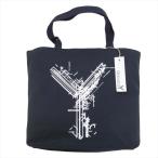 ヨウジヤマモト YOHJI YAMAMOTO グラウンドワイ GroundY Cotton Canvas Tote コットン キャンバス トート バッグ ブラック系 【新古品】【未使用】【中古】