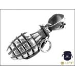 【中古】JUSTIN DAVIS ジャスティンデイヴィス SPJ161 HAND GRENADE ハンド グレネード ペンダントトップ シルバー系 【中央店】