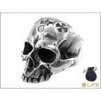 【中古】国内正規店保証書付属 Gabor ガボール Large Skull Ring without Jaw ラージ スカル ウィズアウト ジョー リング シルバー系 26号程度 /本店