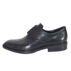 エコー ECCO 623044 ILLINOIS Plain Toe レザー ビジネスシューズ ブラック系 EU41【極上美品】【中古】