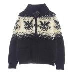 ジョンズクロージング JOHN'S CLOTHING カウチンニットセーター ブラック系 ホワイト系 38【中古】