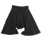 COMME des GARCONS HOMME PLUS コムデギャルソンオムプリュス AD2024 PN-P033-051 ウール 縮絨 黒 無地 パンツ S【極上美品】【中古】