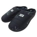 WIND AND SEA WDS-C-SUB-25-Q2-SP-01 × SUBU スブ CORDURA Black Palm Tree Sandal ロゴ刺繍 サンダル 【極上美品】【中古】