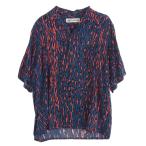 WACKO MARIA ワコマリア 24SS レーヨン レオパード柄 開襟 半袖シャツ アロハシャツ ネイビー系 S【中古】