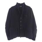 BLACK COMME des GARCONS ブラックコムデギャルソン AD2020 1F-J011 縮絨 ウール ジャケット ブラック系 S【中古】