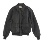 ユーエス エアフォース U.S.AIR FORCE 8415-01-258-6403 90s A-2 フライト レザー ジャケット ブラウン系 40【中古】