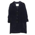 ショッピングマッキントッシュ Mackintosh マッキントッシュ 6P-3H 英国製 コーデュロイ チェスター コート ダークネイビー系 38【中古】