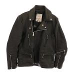 Lewis Leathers ルイスレザー 402T 英国製 Lightning ライトニング ブリティッシュシープスキン ライダースジャケット  38【中古】