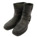 ショッピングハーレーダビッドソン HARLEY DAVIDSON ハーレーダビッドソン D94422 レザー サイドジップ ライディングブーツ ブーツ ブラック系 42【中古】