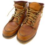 RED WING レッドウィング 875 旧羽タグ アイリッシュセッター クラシック モックトゥ レースアップ ブーツ ブラウン系 6.5【中古】