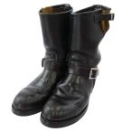 RED WING レッドウィング 9268 ノンスチール オールソールカスタム 茶芯 エンジニア ブーツ ブラック系【中古】