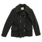 BROWNS'S BEACH Brown z пляж BBJ9007 FULL COUNT BROWN'S BEACH PEA COAT шерсть Fullcount Brown z пляж пальто 40[ б/у ]