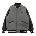 ネイバーフッド 25AW 252SZNH-JKM03 Stadium Jacket ロゴ刺繍 袖レザー切替 スタジアム ジャケット スタジャン 【美品】【中古】