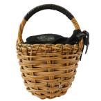 エバゴス eb.a.gos ミニバーキン バケツ カゴバッグ ブラック系 ベージュ系【中古】