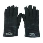 Lewis Leathers Lewis Leathers LINED GLOVE боа имеется кожа перчатка перчатки оттенок черного [ б/у ]
