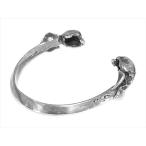 CRAZY PIG クレイジーピッグ Two Skull Bangle トゥー スカル バングル ブレスレット  シルバー 【中古】