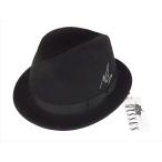 MASSES マシス 18AW FELT HAT ウール フィール 帽子  ブラック系 L 【美品】【中古】