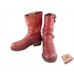 【中古】PT91 RED WING レッドウィング プリント羽 8271 エンジニア ブーツ エンジ系 US8D