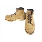 【中古】RED WING レッドウィング 8173 クラシック モックトゥ アイリッシュセッター スエード ブーツ ベージュ系 US7.5E