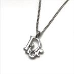  хорошая вещь Christian Dior Dior Logo Toro ta-SV металлические принадлежности верх колье аксессуары женский серебряный a6931