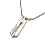  очень красивый товар GIVENCHY Givenchy Logo цепь длинный колье серебряный мужской аксессуары c10