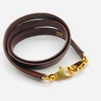 HERMES Hermes кожа Kelly для плечо ремешок Brown x Gold очень красивый товар M11345