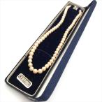  прекрасный товар книга@ жемчуг жемчуг колье SILVER с футляром 6mm аксессуары m12847