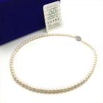  прекрасный товар Akoya жемчуг жемчуг .. хороший 7.0mm 35.4g SILVER печать колье аксессуары розовый m12945