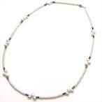  очень красивый товар жемчуг пресная вода жемчуг 3mm 5mm SV925 серебряный печать колье m12951