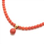  хорошая вещь красный .. коралл 3.3mm 3.6mm колье аксессуары K18 orange m12972